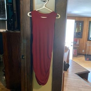 Shein brand new dress with rushing down the sides